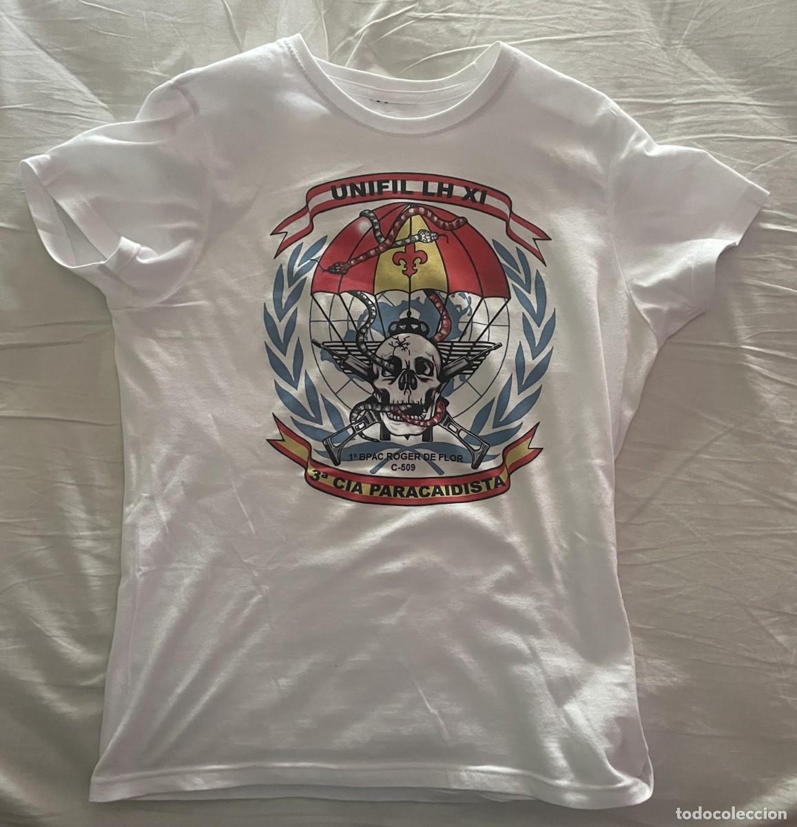 Militaria: Camiseta Primera Bandera Paracaidista 3&ordf; CIA+Regalo