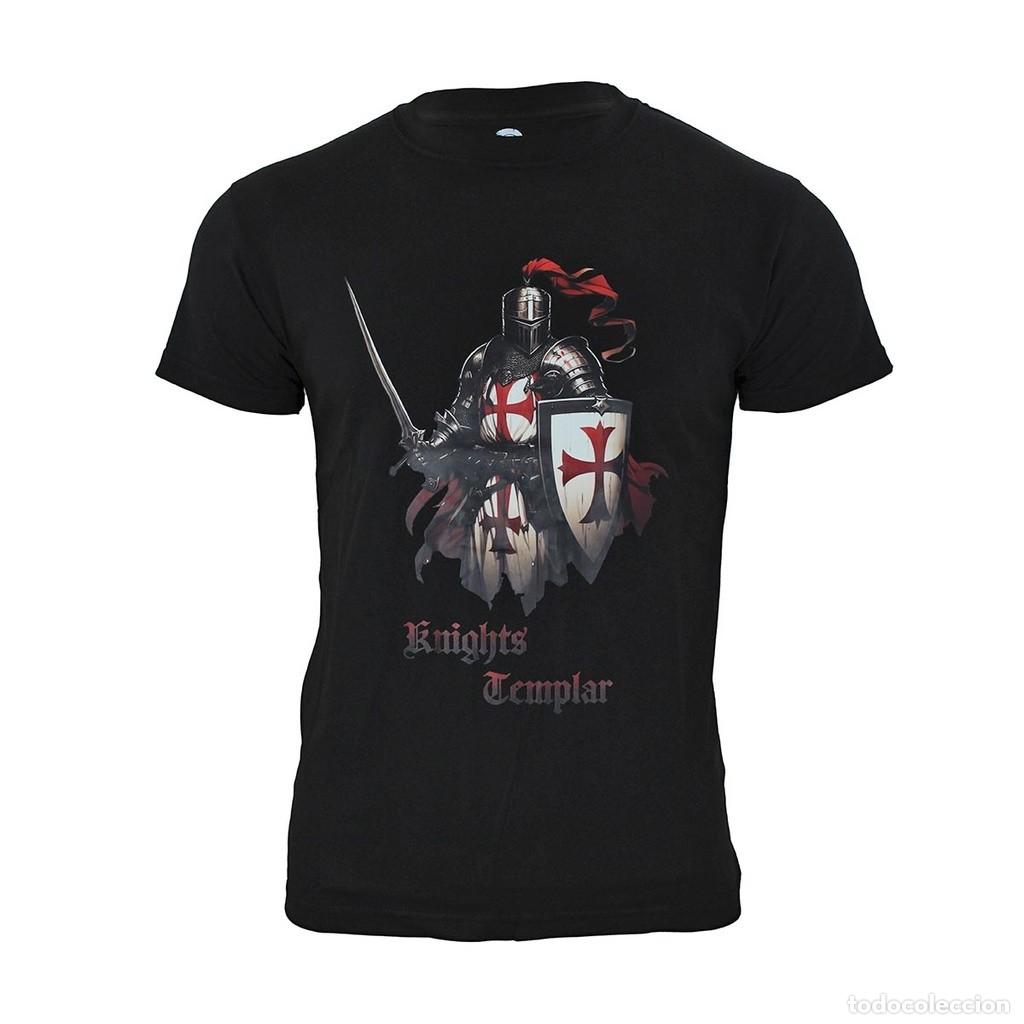 Militaria: CAMISETA IMMORTAL CABALLEROS TEMPLARIOS NEGRA