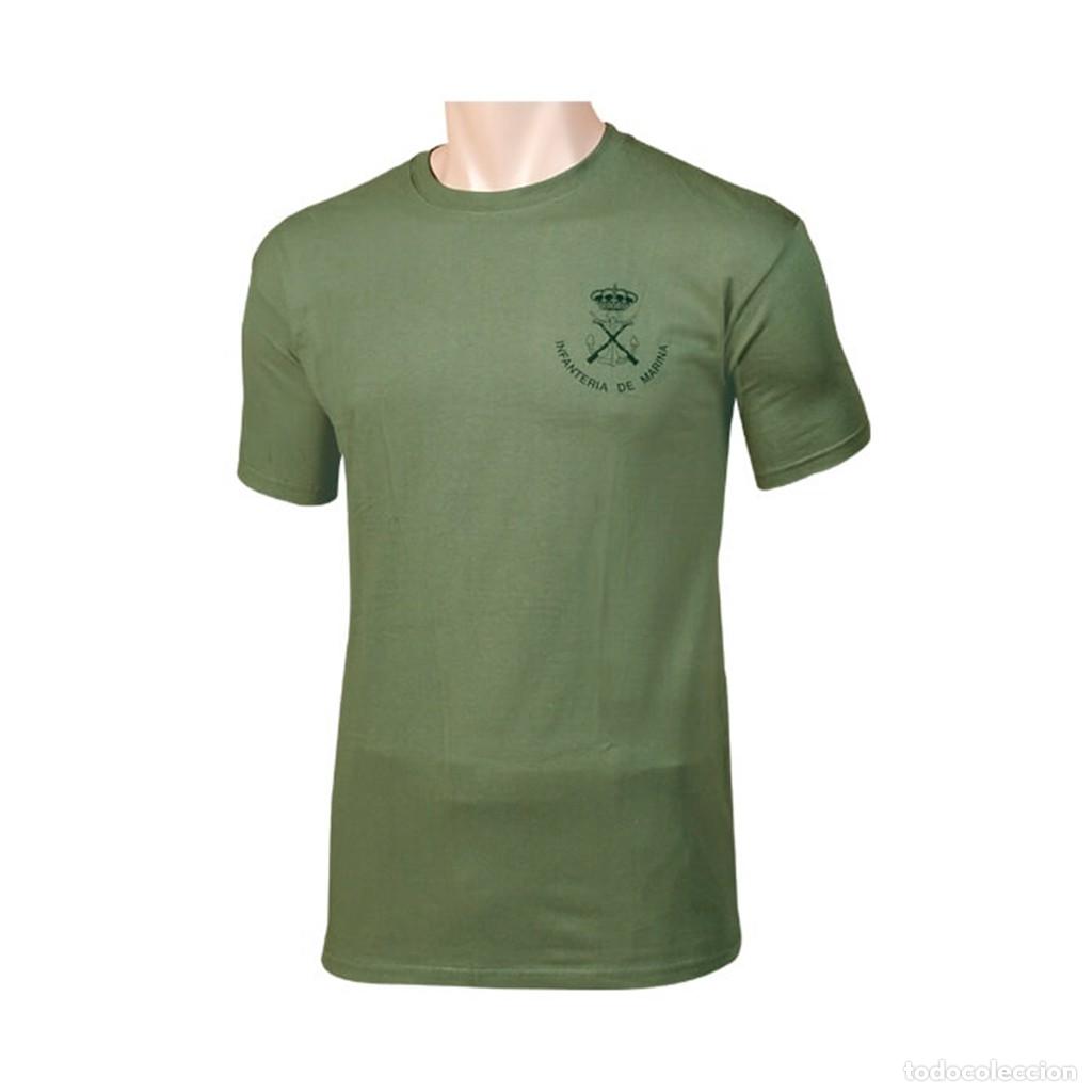 Militaria: CAMISETA IMMORTAL INFANTERIA MARINA GENERICA VERDE