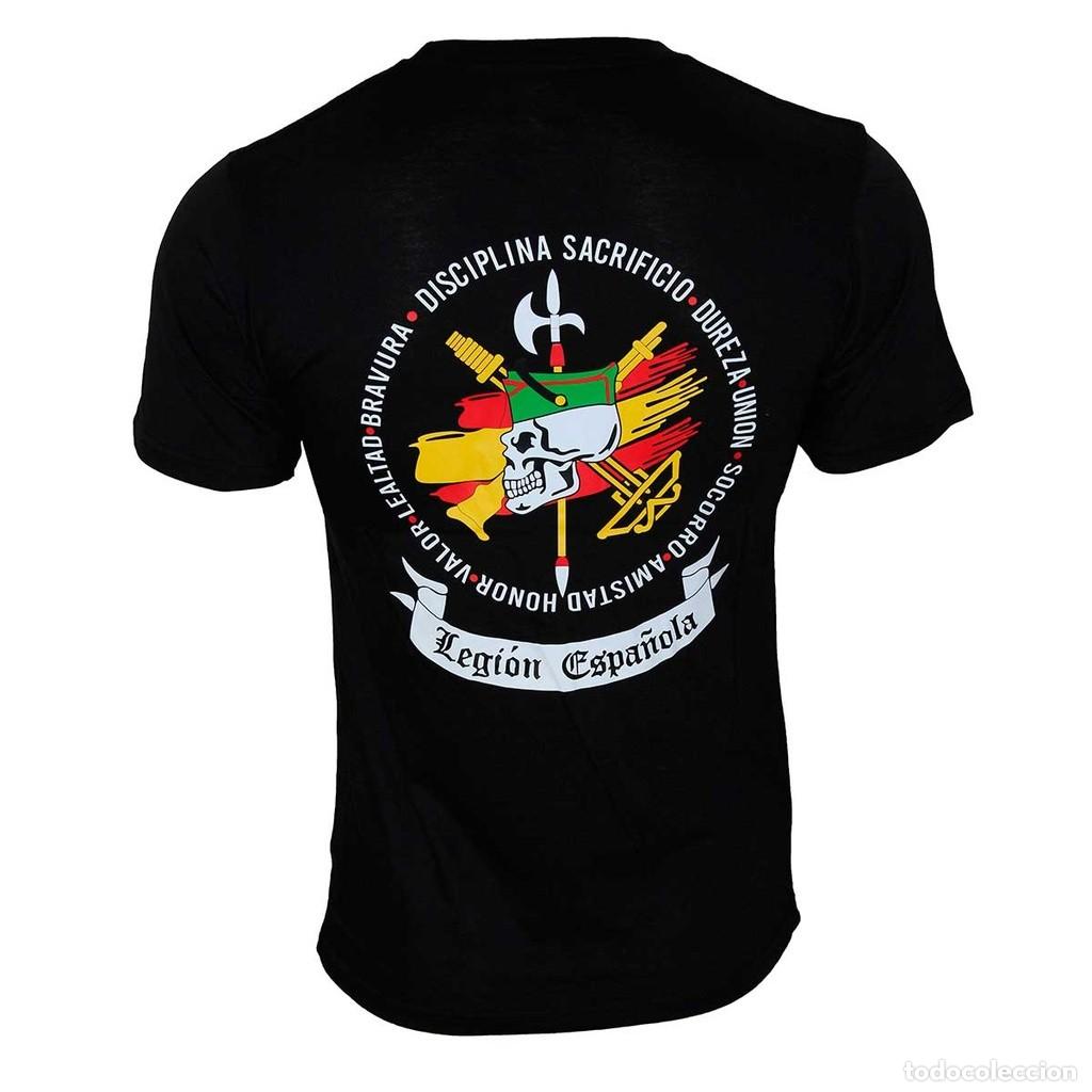 Militaria: CAMISETA IMMORTAL LEGION CALAVERA CHAPIRI NEGRA