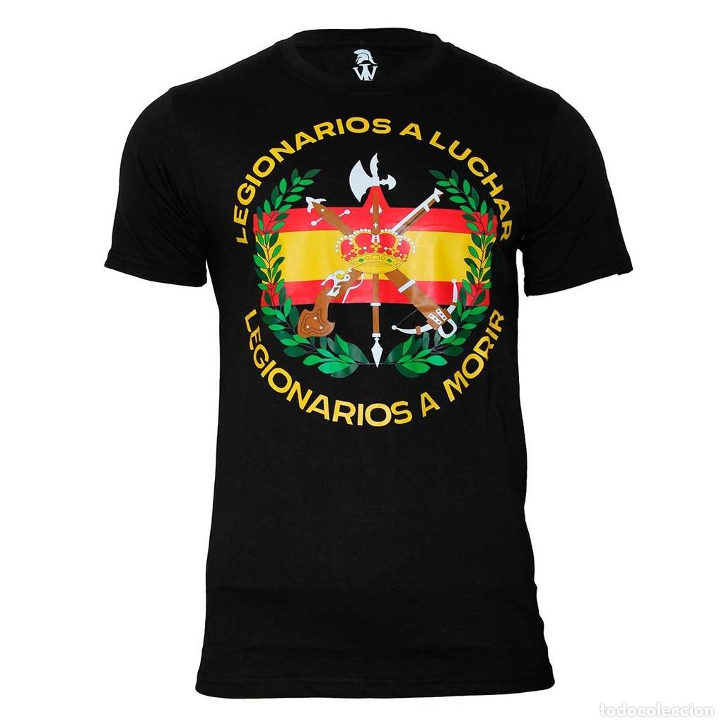 Militaria: CAMISETA IMMORTAL LEGIONARIOS A LUCHAR NEGRA