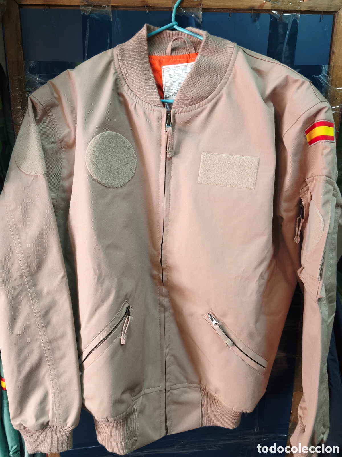 Militaria: CAZADORA DE VUELO CLIMA &Aacute;RIDO E. DEL AIRE T-3 NUEVA