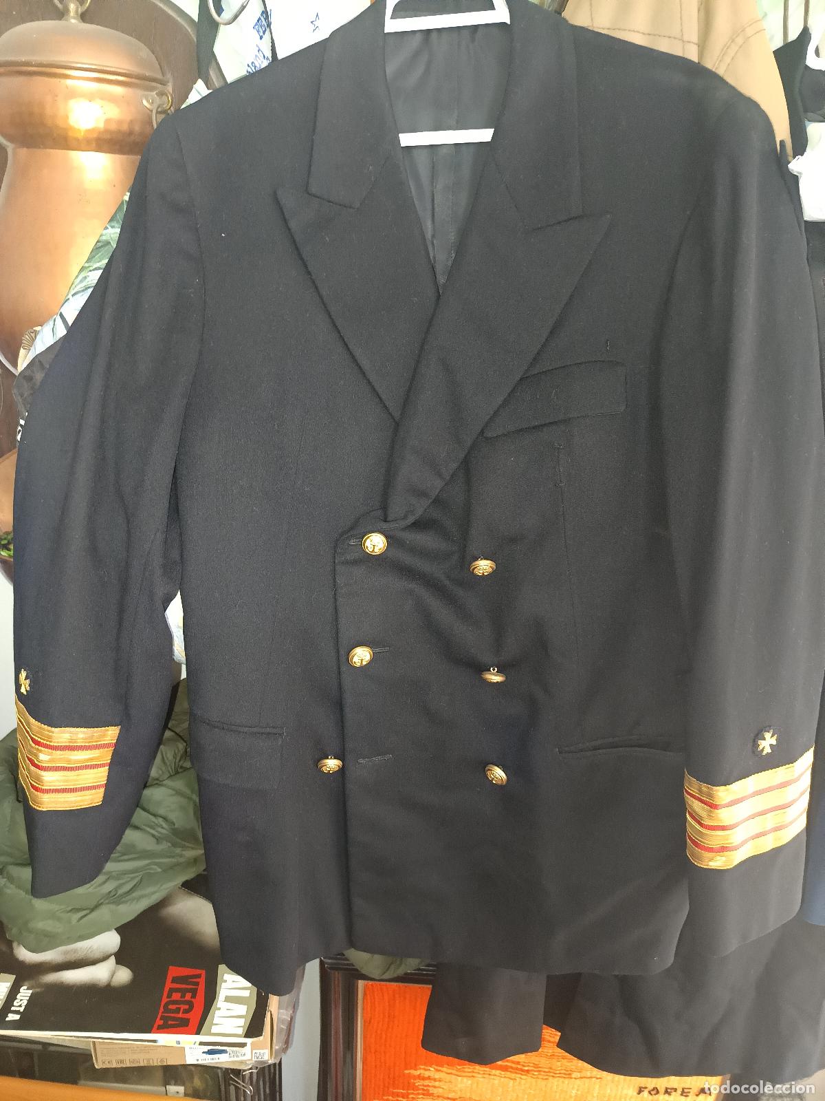 Militaria: ANTIGUA CHAQUETA DE GALA DE MARINA ARMADA ESPA&Ntilde;OLA - OFICIAL CUERPO DE SANIDAD - CORONEL MEDICO