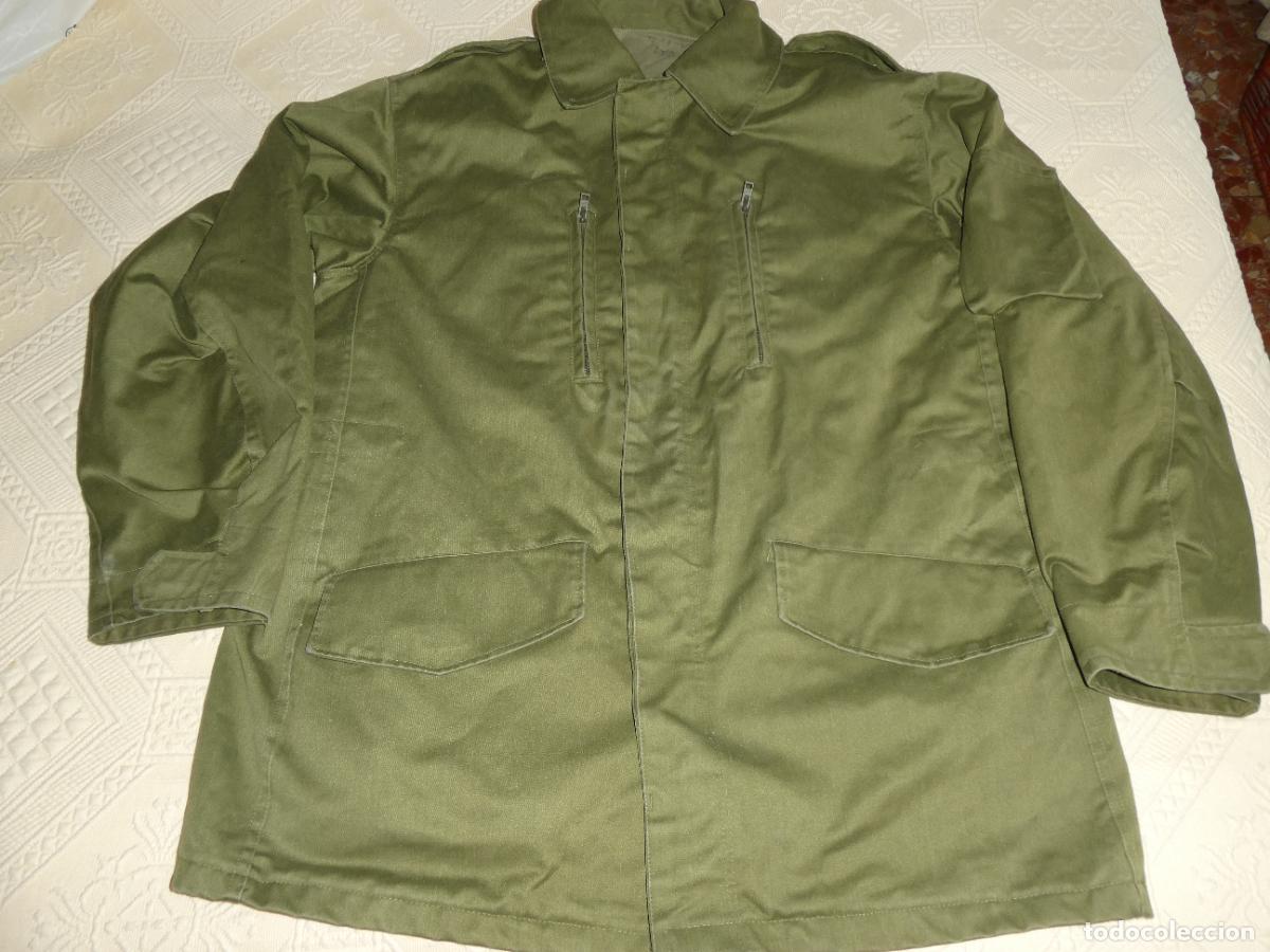 Militaria: ABRIGO CHAQUETA CHAQUET&Oacute;N 3/4 MILITAR CL&Aacute;SICO EJ&Eacute;RCITO ESPA&Ntilde;OL. A&Ntilde;OS 70 80. 1,6kg