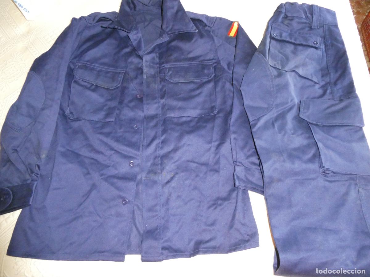 Militaria: UNIFORME MILITAR EJ&Eacute;RCITO ESPA&Ntilde;OL FAENA. ARMADA ESPA&Ntilde;OLA. CHUPITA PANTAL&Oacute;N A&Ntilde;OS 80. 1,2KG. 1,4KG