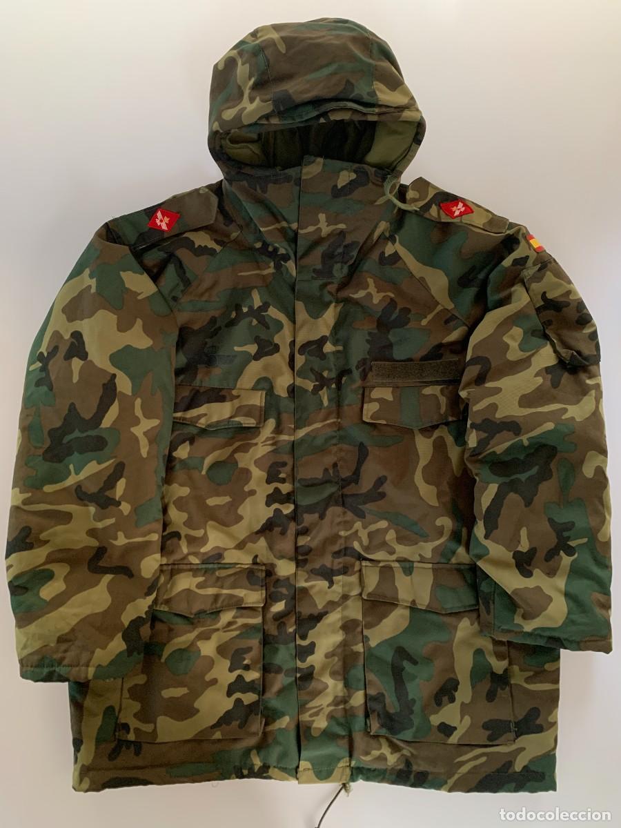 Militaria: Chaqueta Frio Camuflaje Boscoso CONDISA Paracaidista EZAPAC Ej&eacute;rcito Aire VTG 90s
