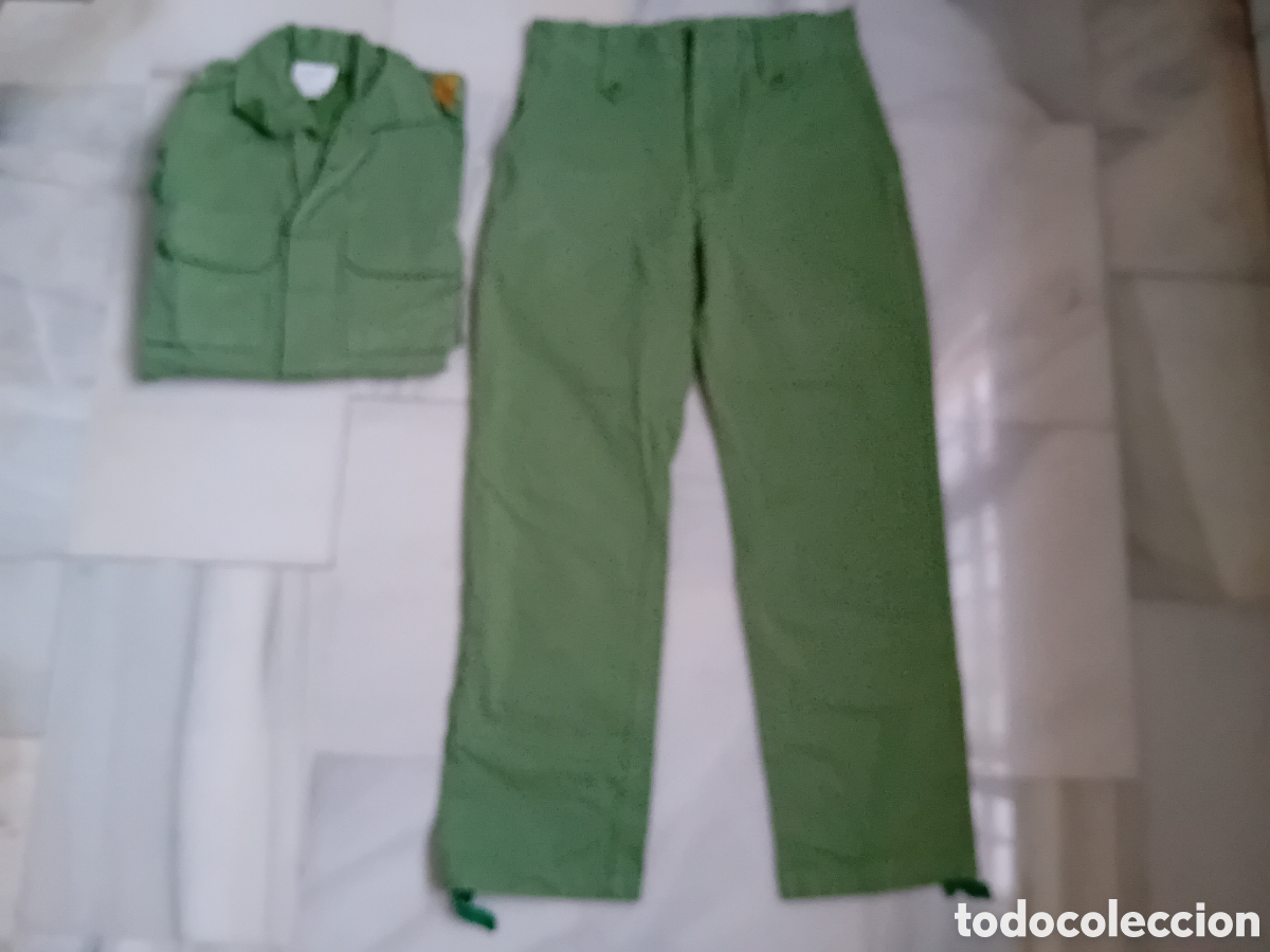 Militaria: LEGION ESPA&Ntilde;A PANTALON Y CHUPITA SARGA TALLA 2N A ESTRENAR NUEVOS. SIN USO.