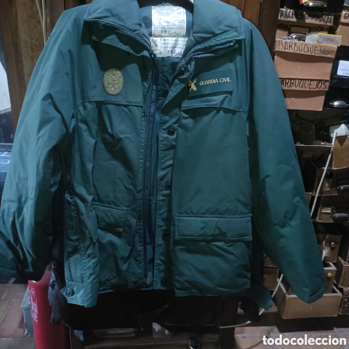 Militaria: Anorak ocho un verbo de la Guardia civil de Tr&aacute;fico a&ntilde;os 80