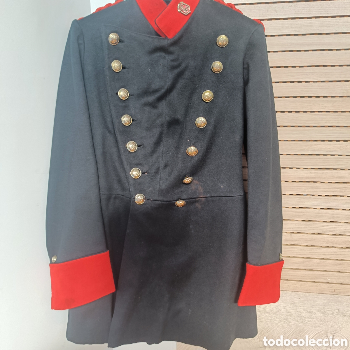 Militaria: Antigua guerrera o levita de la Guardia civil &eacute;poca de la Rep&uacute;blica