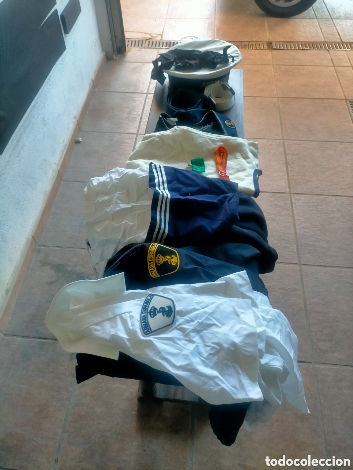 Militaria: PETATE CON UNIFORME COMPLETO ARMADA ESPA&Ntilde;OLA