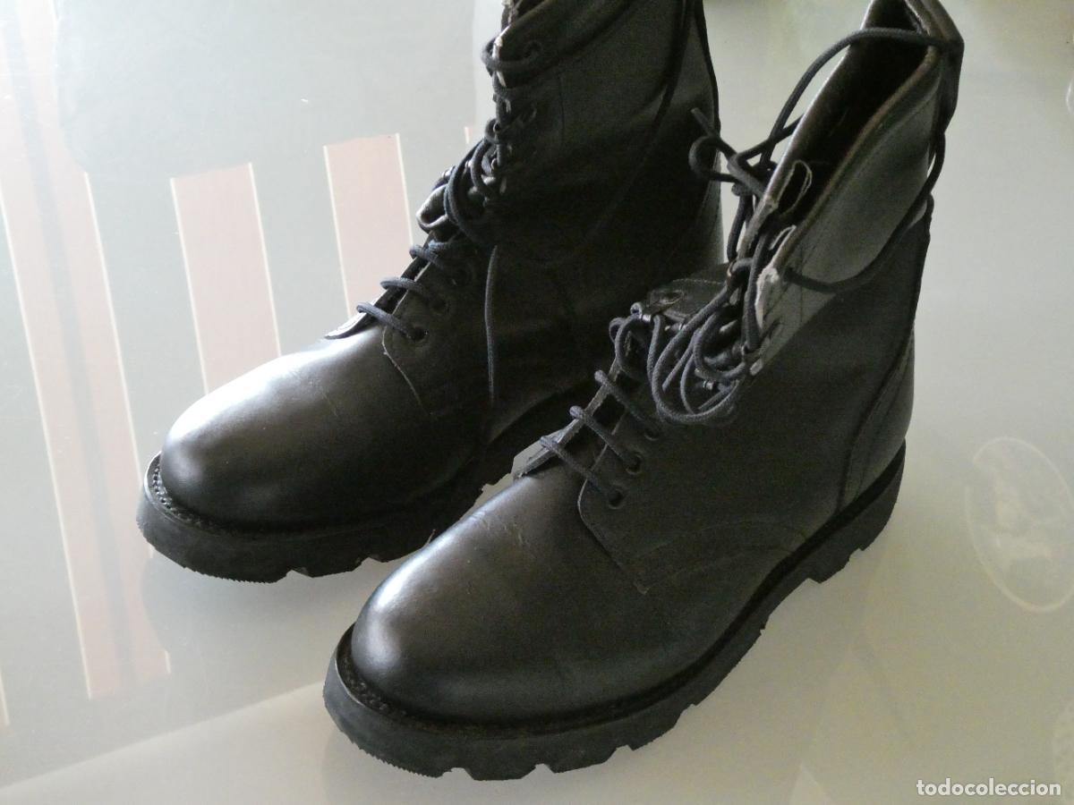 Militaria: BOTAS MILITARES EJ&Eacute;RCITO ESPA&Ntilde;OL. CUERO NEGRO. ITURRI ABRAX. TALLA 44. 1,6KG