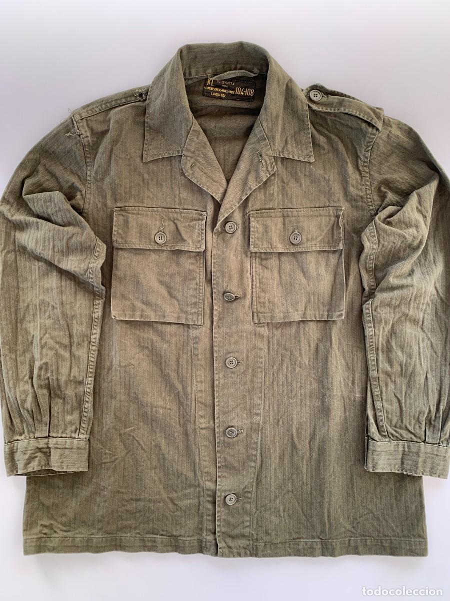 Militaria: Camisa Comando Marines Korps Speciale Troepen KST KNIL KL Indonesia Ej&eacute;rcito Holanda VTG 60s