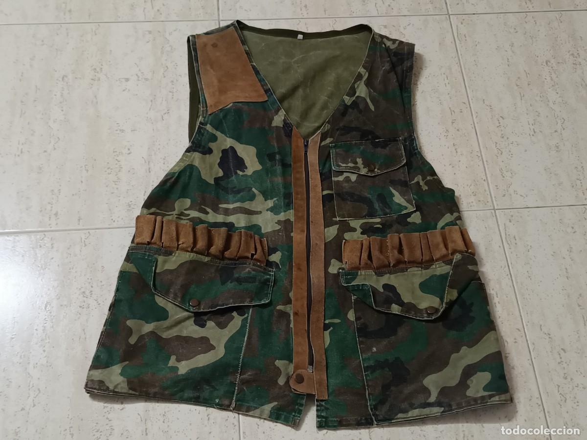 Militaria: CHALECO DE CAZA PORTA-CARTUCHOS. TALLA L
