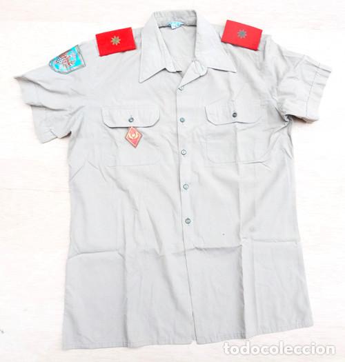 Militaria: EJERCITO ESPA&Ntilde;OL: CAMISA COMANDANTE DE INTENDENCIA,A&Ntilde;OS 70