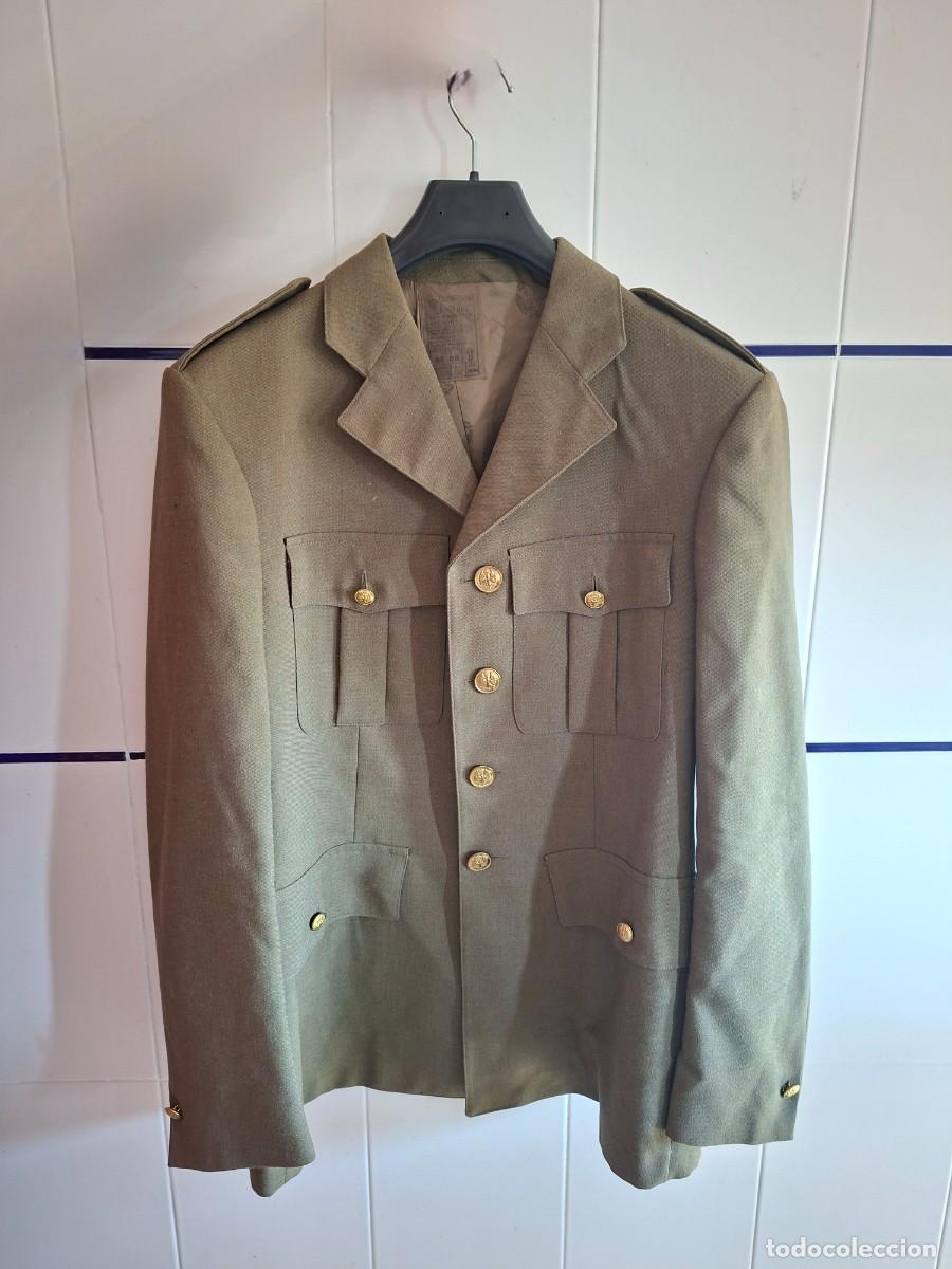 Militaria: CHAQUETA MILITAR EJ&Eacute;RCITO ESPA&Ntilde;OL 1990 - BOTONES MET&Aacute;LICOS DORADOS