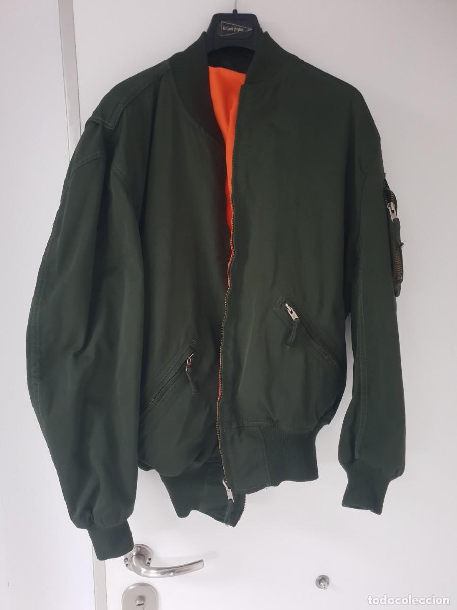 Militaria: Chaqueta de piloto ejercito del aire innifuga reversible