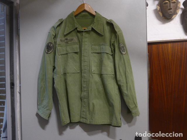 Military Antiques: Antigua guerrera original de Paracaidista de la BRIPAC de epoca de Franco, franquista. Con parches.
