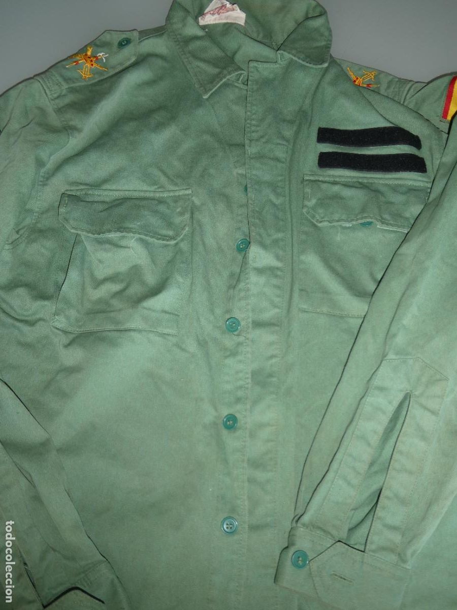 Militaria: CHUPITA MILITAR LEGIONARIA SARGA. LEGI&Oacute;N ESPA&Ntilde;OLA. TALLA 1L ITURRI 1998. 600GR