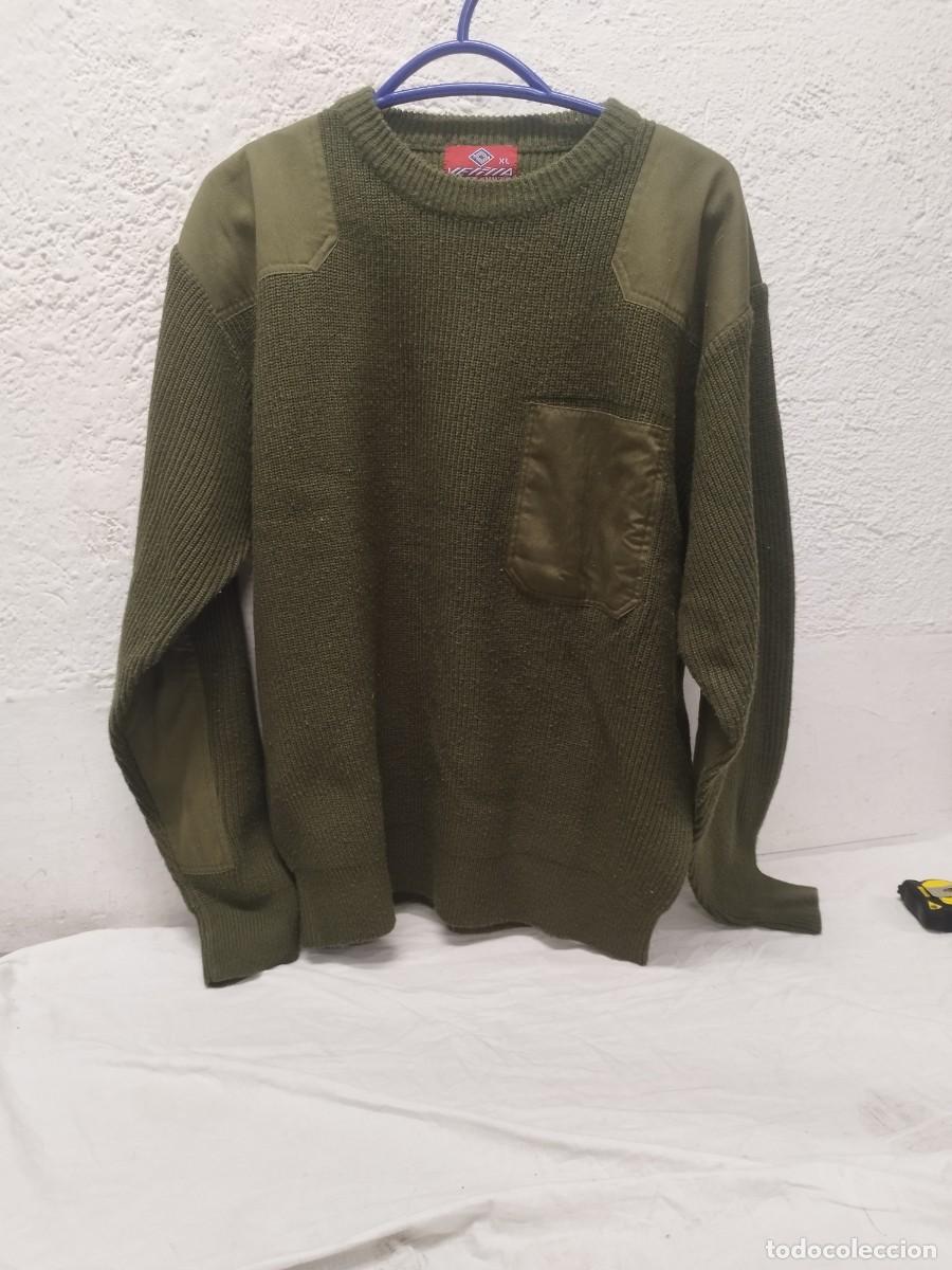 Militaria: Jersey militar del ejercito esp&agrave;&ntilde;ol de tierra. Talla XL.