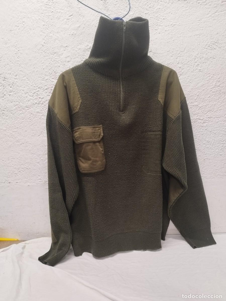 Militaria: Jersey militar del ej&eacute;rcito espa&ntilde;ol de tierra. Talla XXL.