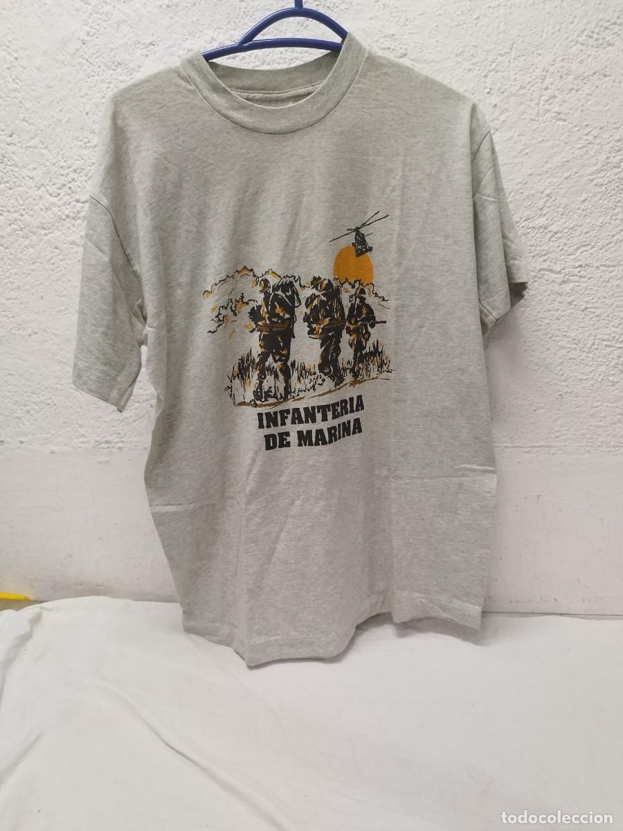 Militaria: Camiseta de infanter&iacute;a de marina espa&ntilde;ola. A&ntilde;os 90.