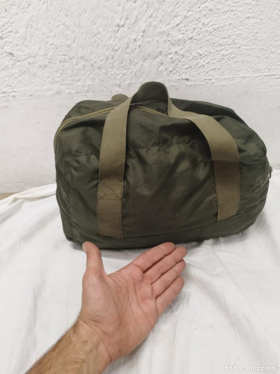 Militaria: Mochila militar de cotado, del ejercito espa&ntilde;ol de tierra. Vac&iacute;a.