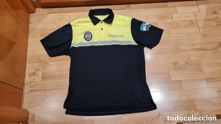 Militaria: CAMISA TIPO POLO POLIC&Iacute;A LOCAL DOS HERMANAS, SEVILLA. TALLA M