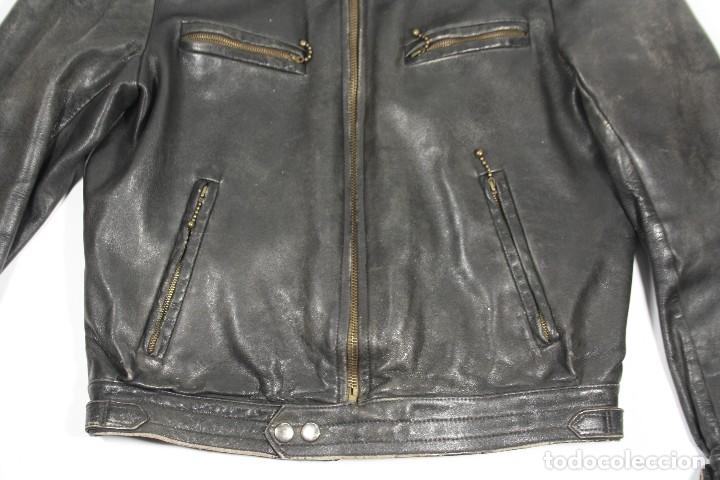 Cazadora de cuero marrón, tipo piloto luftwaffe - Vendido en Venta Directa  - 107453407
