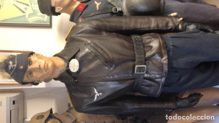 chaqueta de cuero de piloto aleman de la luftwa - Comprar Uniformes  militares internacionales en todocoleccion - 189401320
