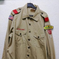 Militaria: CAMISA BOYSCOUTS OF AMERICA 2XLG. Lote 231954205