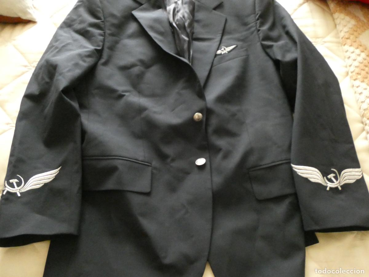 Militaria: CHAQUETA PERSONAL VUELO AZAFATAS VUELO RUSAS AEROL&Iacute;NEA RUSIA AEROFLOT. 750GR