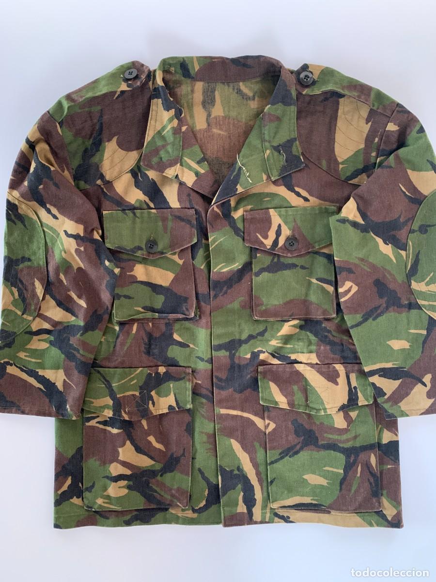 Militaria: Chaqueta Guerrera Camuflaje DPM Portugu&eacute;s Militar Ej&eacute;rcito Portugal VTG 90s