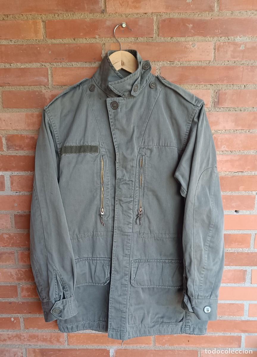 Militaria: Chaqueta vintage armada francesa 1979 - Ej&eacute;rcito Francia - Talla M/L - Verde oliva