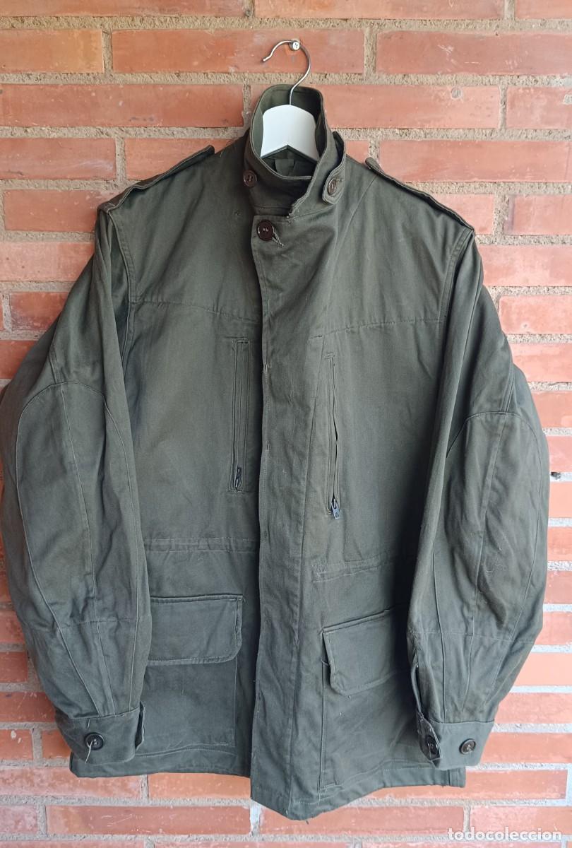 Militaria: Chaqueta militar francesa 1965 Scecam - Talla M/92C - Ej&eacute;rcito Francia - Verde oliva