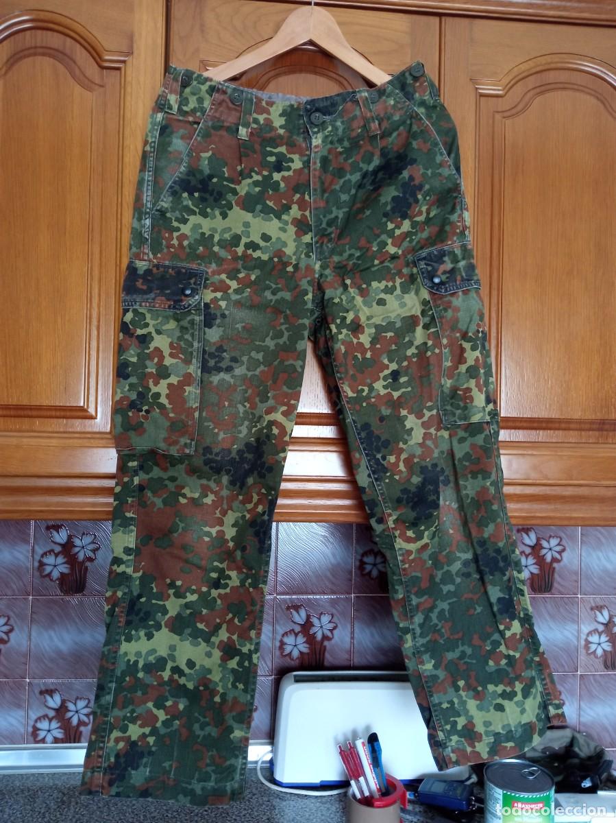 Militaria: Pantalones de camuflaje Flecktarn del Ej&eacute;rcito Alem&aacute;n - Bundeswehr Alemania
