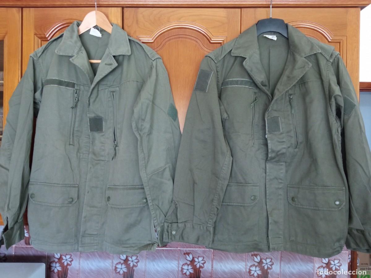 Militaria: Chaqueta militar de combate F1 del Ej&eacute;rcito Franc&eacute;s, juego de 2