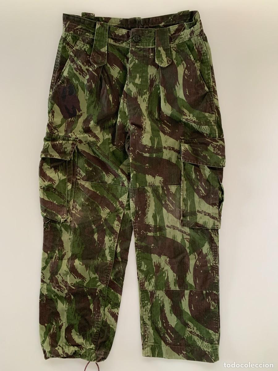 Militaria: Pantalones M964 Camuflaje Lizard Guinea Angola Mozambique Ej&eacute;rcito Portugal VTG 70s