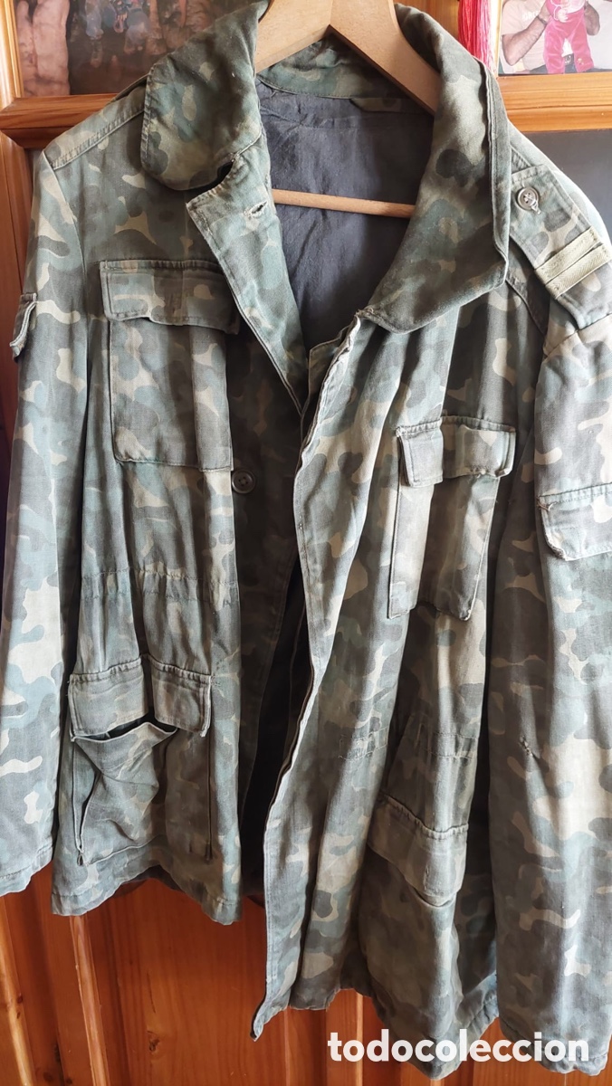 Militaria: Guerrera de camuflje uniforme ruso de invierno