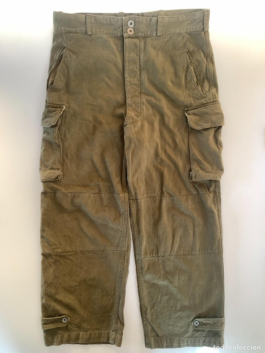 Militaria: Pantalones Mle TTA 47 Verde HBT Ej&eacute;rcito Francia VTG 50s