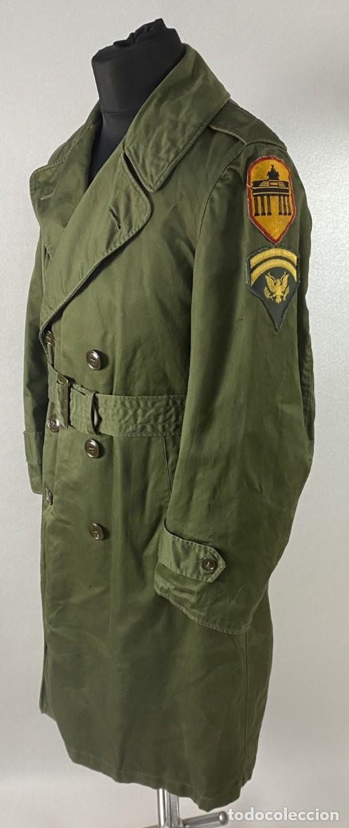 Militaria: ABRIGO SARGENTO US ARMY MODELO OG 107 OCUPACI&Oacute;N BERL&Iacute;N OESTE Overcoat cotton OG 107 with removable w