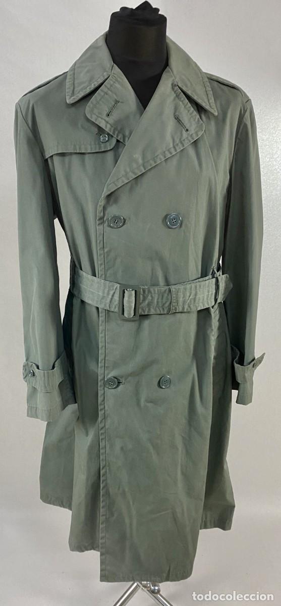 Militaria: ABRIGO US ARMY VIETNAM IMPERMEABLE CON ALGOD&Oacute;N Raincot mans cotton and polyester quarpel Army green