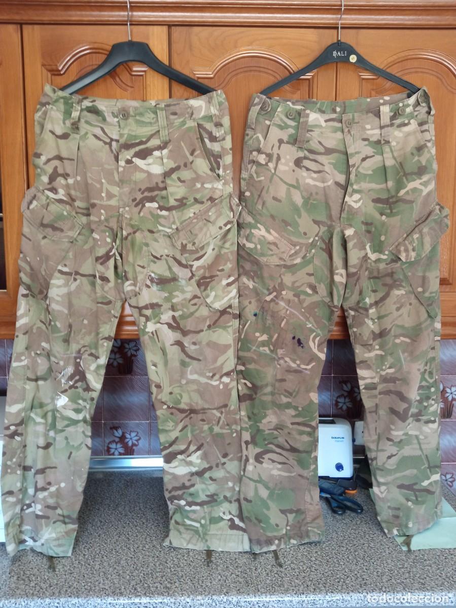 Militaria: Pantalones militares de camuflaje MTP multicam del Ej&eacute;rcito Brit&aacute;nico - Lote de 2