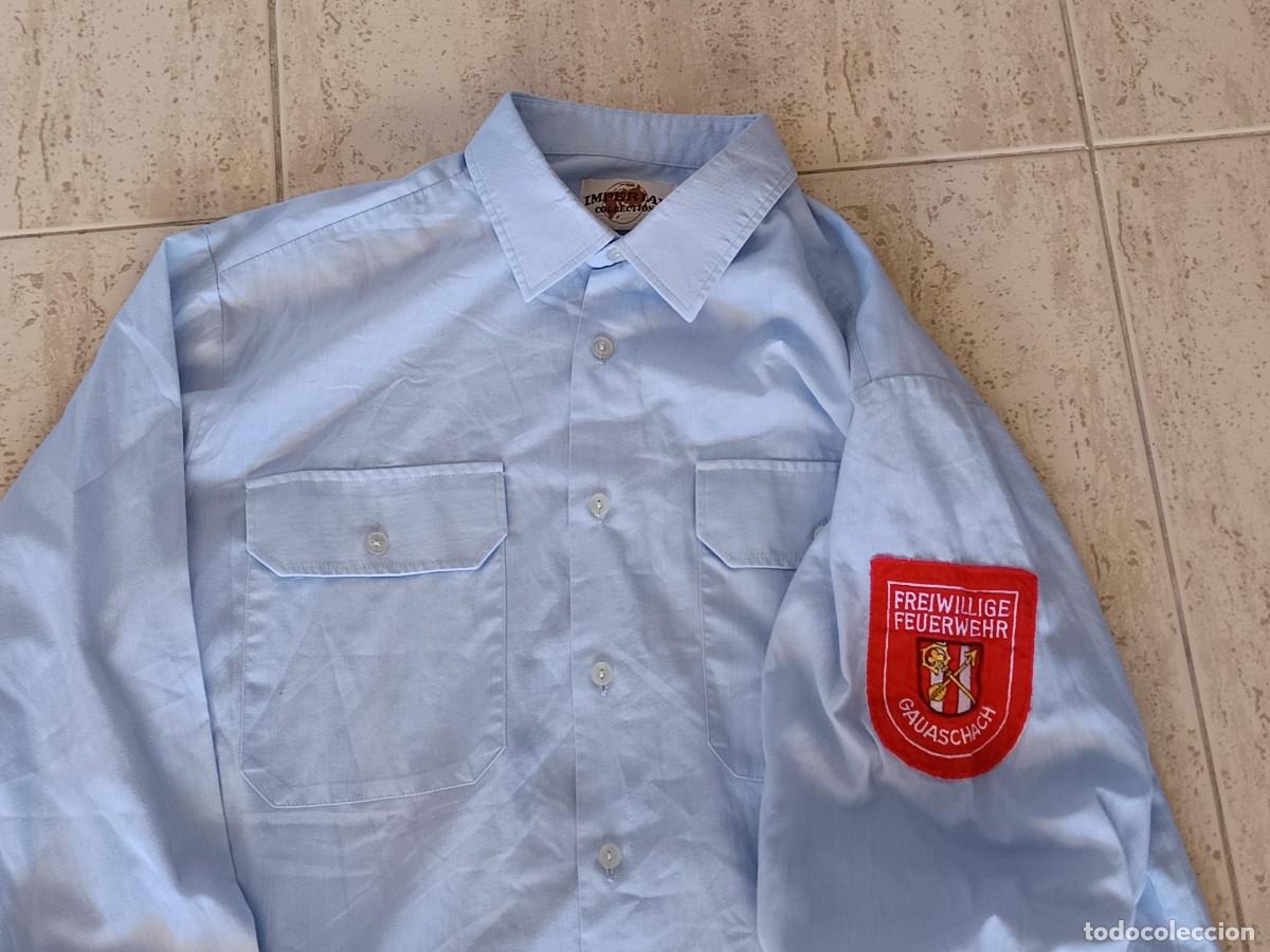 Militaria: CAMISA BOMBEROS HAMMELBURG &ndash; BAVIERA . TALLA L