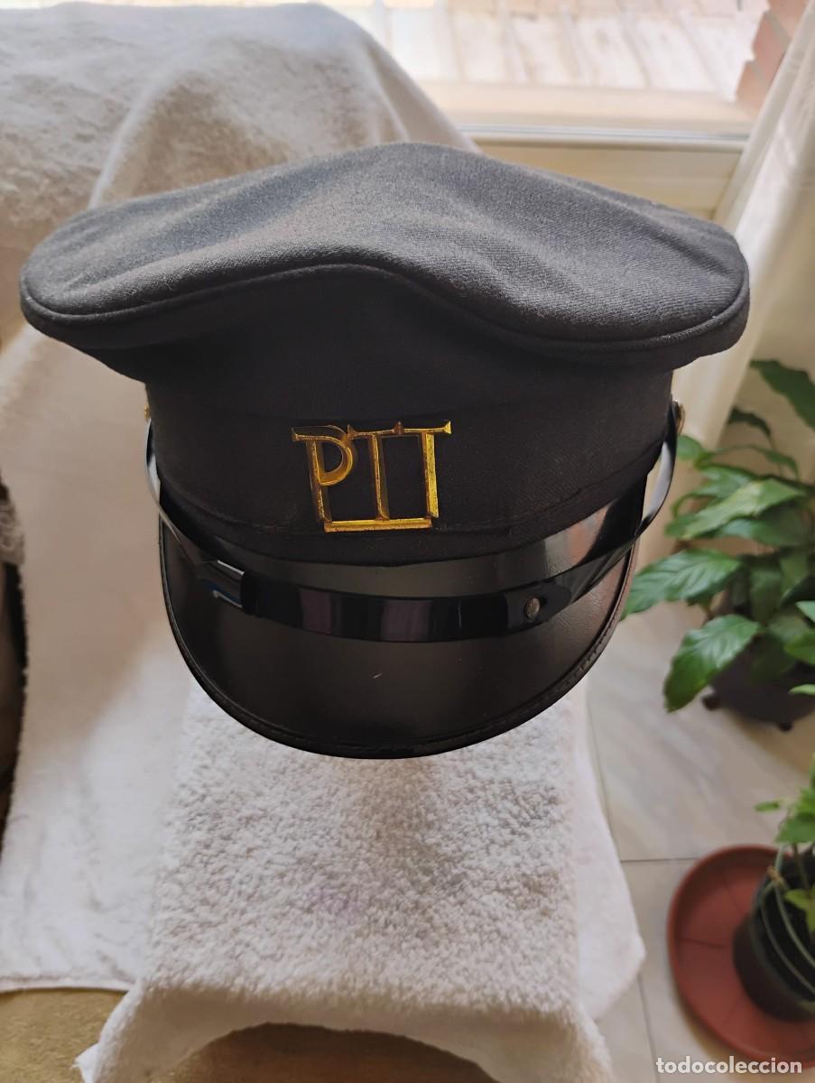 Militaria: GORRA DE PLATO VINTAGE - PTT - DE LOS SERVICIOS POSTALES DE LOS PAISES BAJOS - USADA