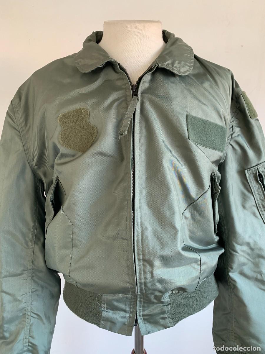 Militaria: Cazadora Vuelo CWU-45/P Flyer's Jacket Bomber Aviaci&oacute;n Militar US Navy Air Force USAF