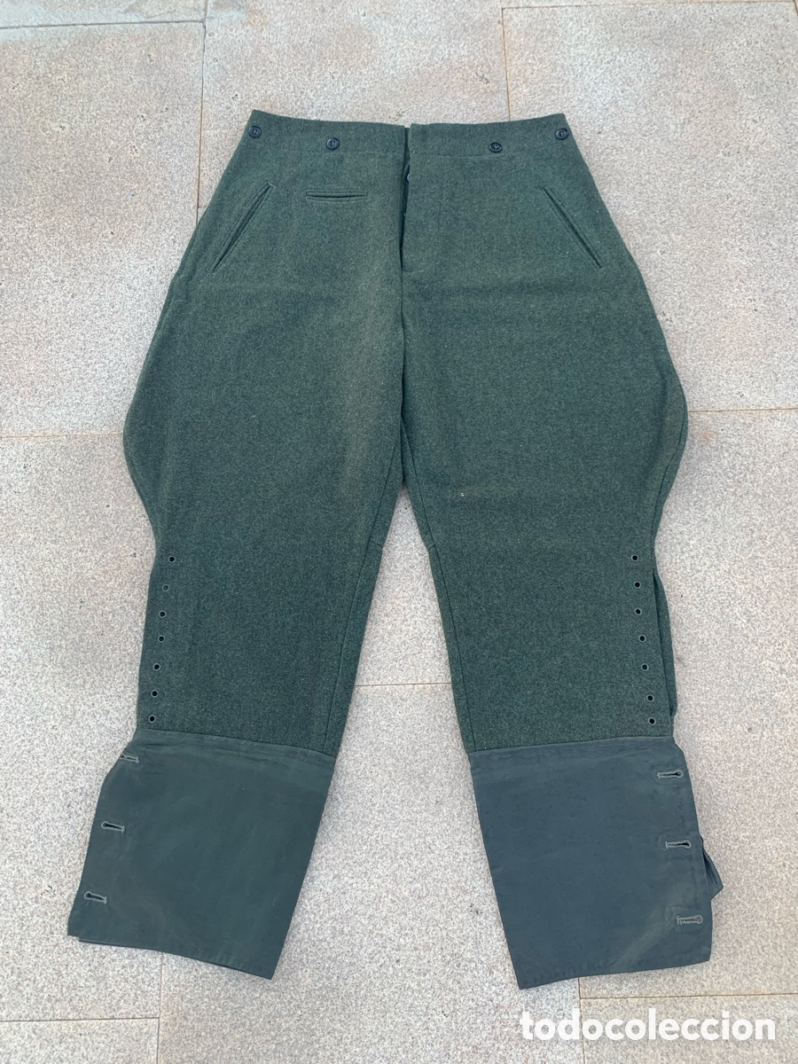 Militaria: PANTAL&Oacute;N WEHRMACHT Suboficial Original 1942 Alemania Segunda Guerra Mundial