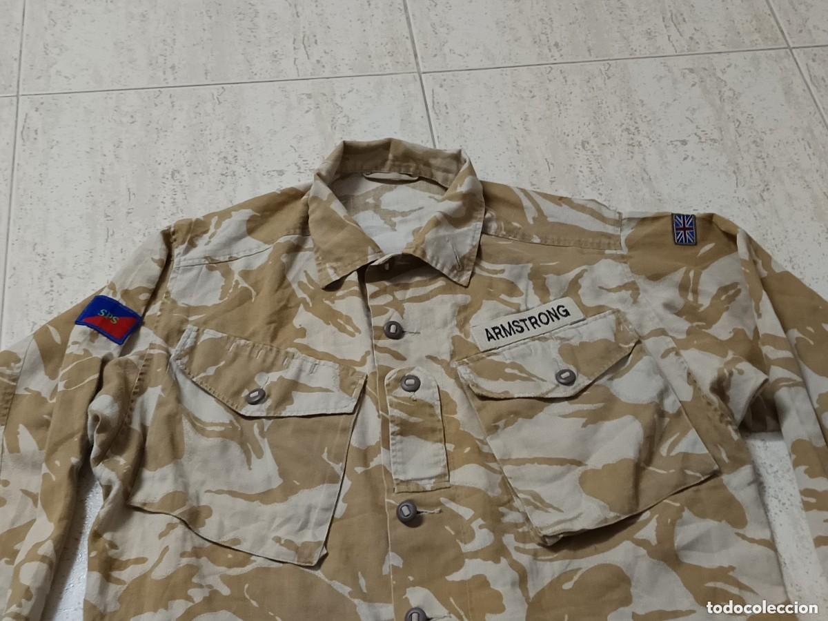 Militaria: BRITISH ARMY JACKET COMBAT. TROPICAL DESERT DPM (con insignia de brazo del Cuerpo de Ayudantes Gen