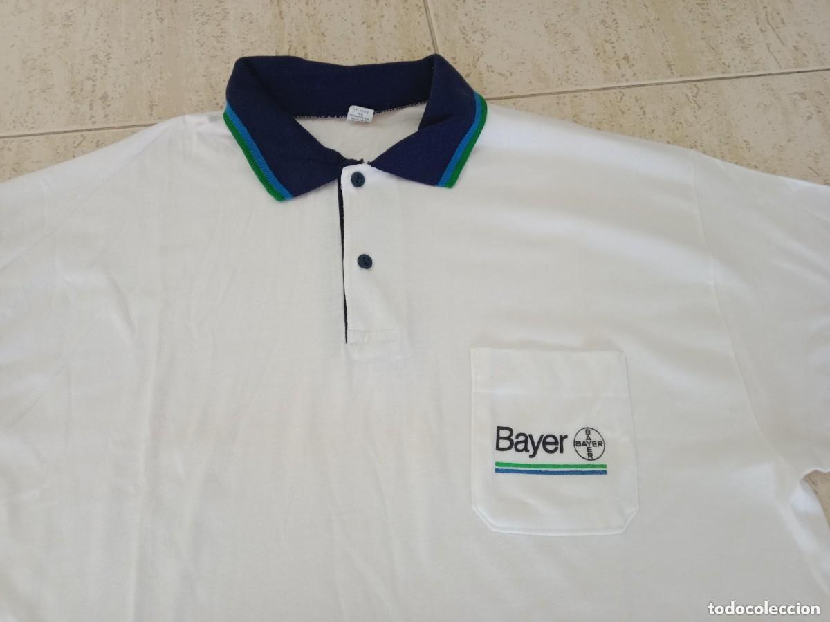 Militaria: Vintage. POLO TRABAJO EMPRESA BAYER TALLA XL