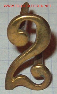 Militaria: N&ordm; 2 de 1,5 cms. - Foto 1