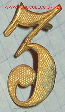 Militaria: N&ordm; 3 de 1,5 cms. - Foto 1